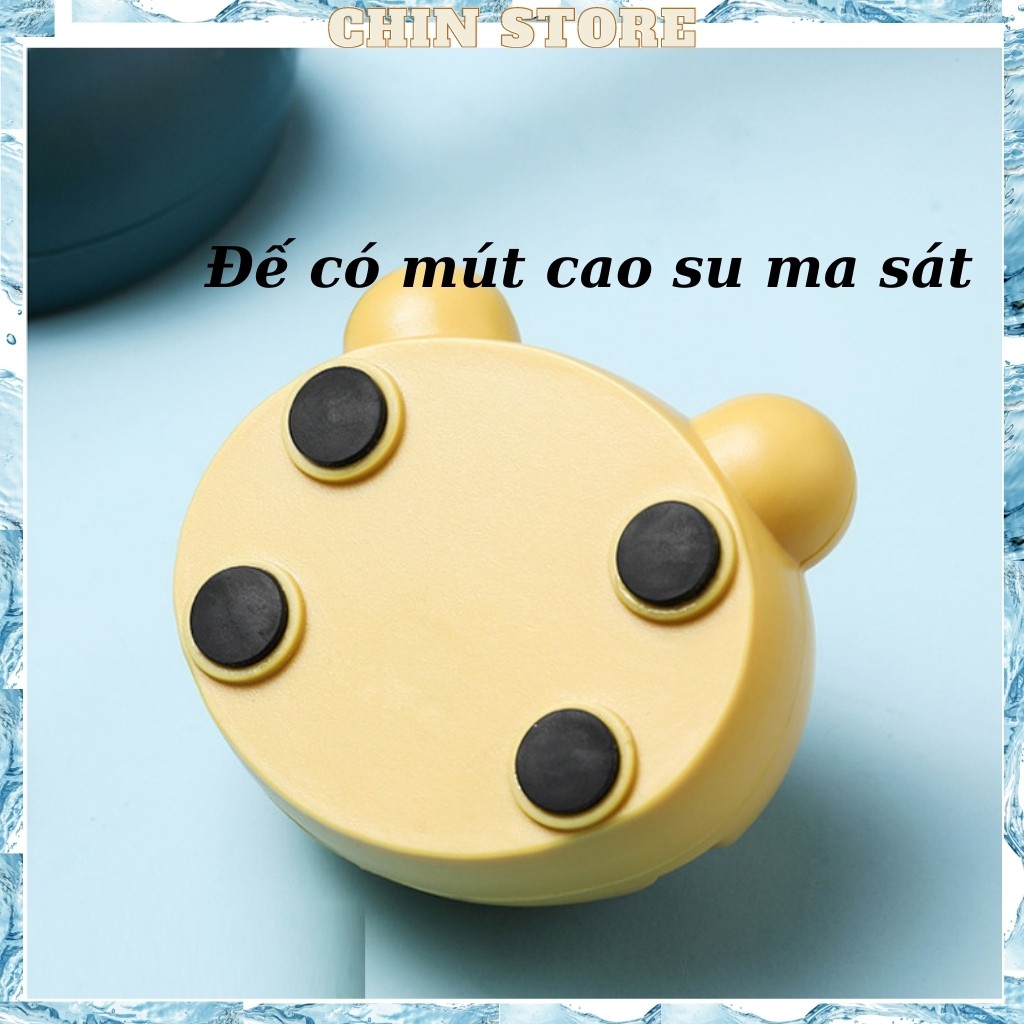 Đá mài mini , dụng cụ mài dao , máy mài dao hình gấu dễ thương 5.5*4.5cm