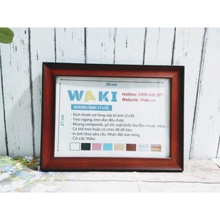 [Hot] Mẫu khung ảnh 21x30cm Bordeaux viền 3.5cm giá rẻ