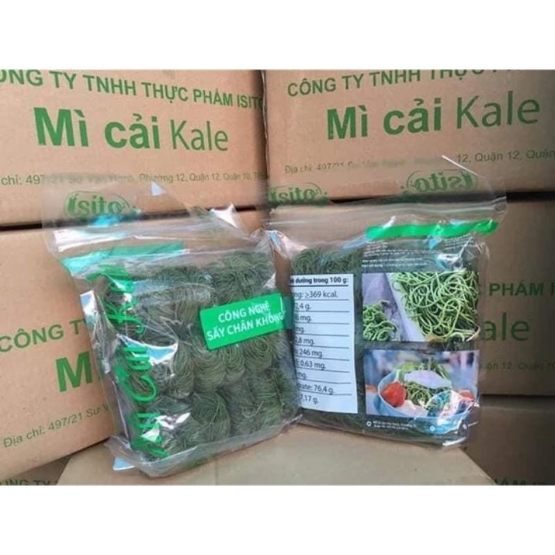 500g mì cải KALE Hữu cơ (18 vắt mì)