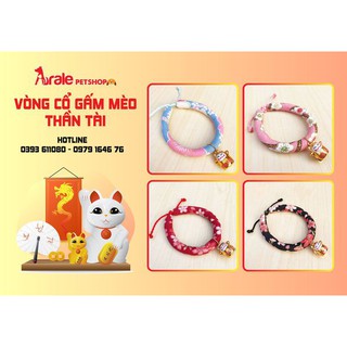 Vòng cổ mèo thần tài cho chó mèo