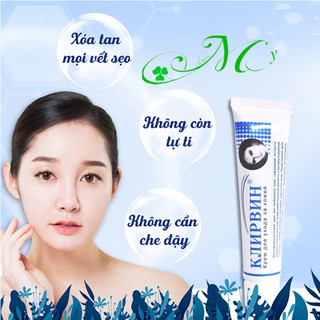 Kem mờ sẹo Nga Klirvin - Giúp hết sẹo, hết thâm do sẹo, làm sáng làn da khi sử dụng