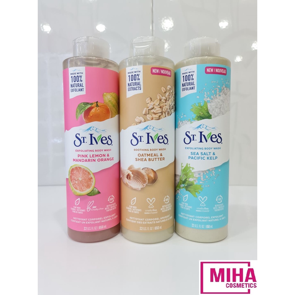 Sữa Tắm Tẩy Tế Bào Chết St.Ives 650ml USA