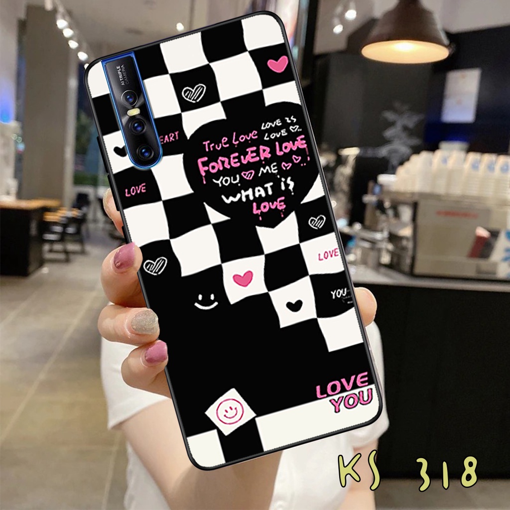 Ốp lưng Vivo V15 - Vivo V15 Pro - Vivo V17 - Vivo V17 Pro - Ốp in hình họa tiết caro bền, đẹp