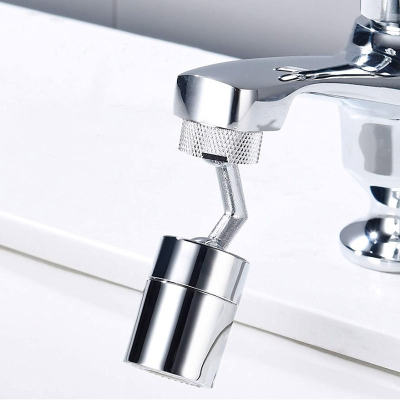 Bộ lọc tia nước đa năng có thể xoay 720 ° Đầu vòi phun Đầu vòi linh hoạt Máy phun phòng tắm nhà bếp Bộ nối vòi mở rộng