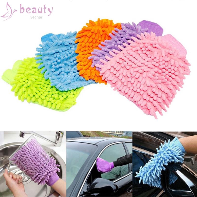 Găng tay vệ sinh chà rửa bụi bẩn 20*15cm phong cách 2018
