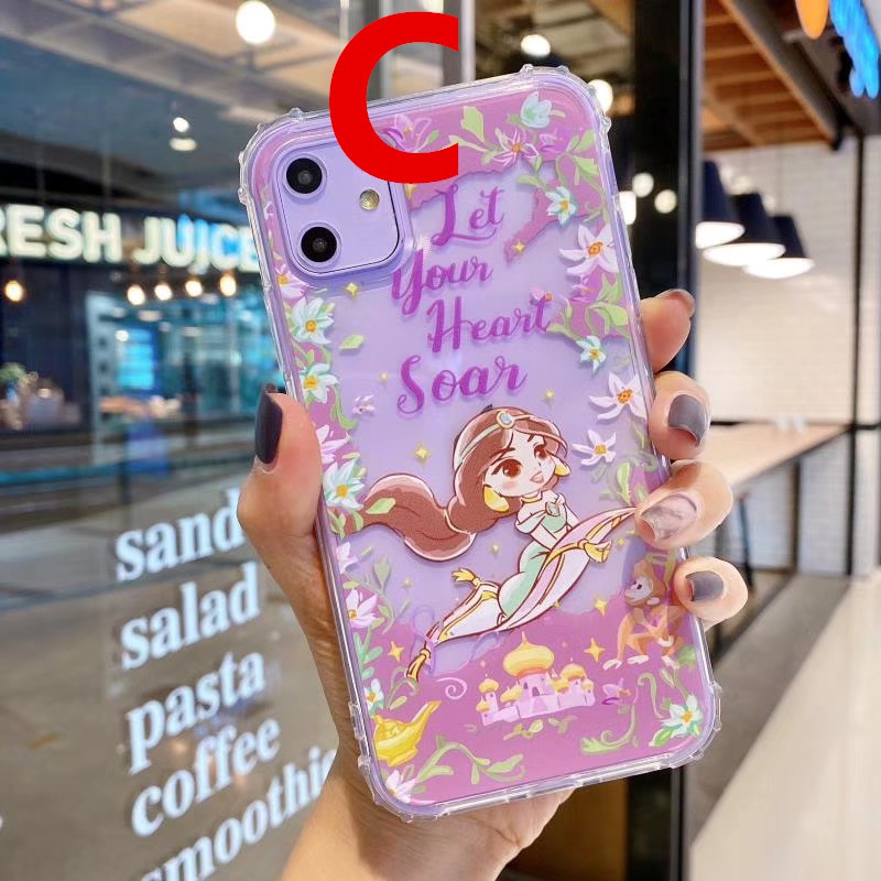 Ốp điện thoại màu trong suốt xinh xắn cho iPhone11 11Promax 7Plus 6S 7 8 8+ X XR XSmax SE2020 | BigBuy360 - bigbuy360.vn