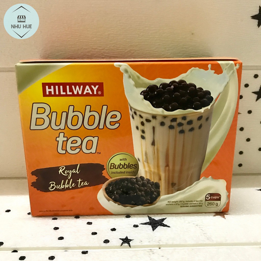 Trà sữa trân châu Hillway Hoàng Gia (hộp 5 set x 46g) | BigBuy360 - bigbuy360.vn