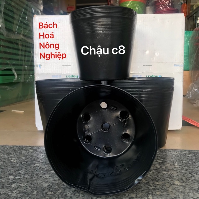 Combo 10 Chậu nhựa mềm C8 - size 18 cm