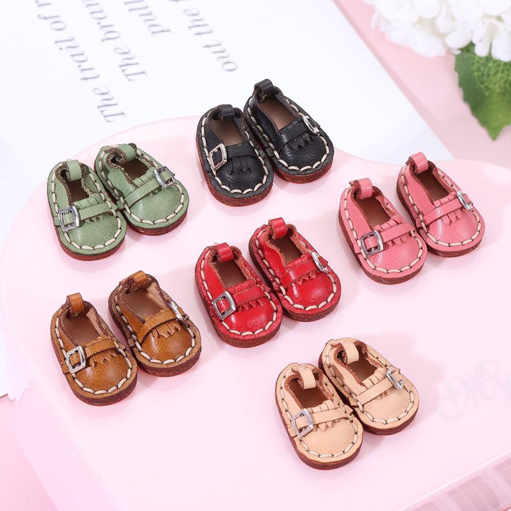 Giày Da Bò 6 Màu Cho Búp Bê 1 / 11 OB11