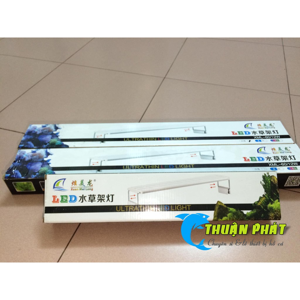 Đèn Hồ Cá Siêu Sáng Led Trắng XML 40cm, Led Trắng XML 60cm, Led XML 60cm 3 chế độ