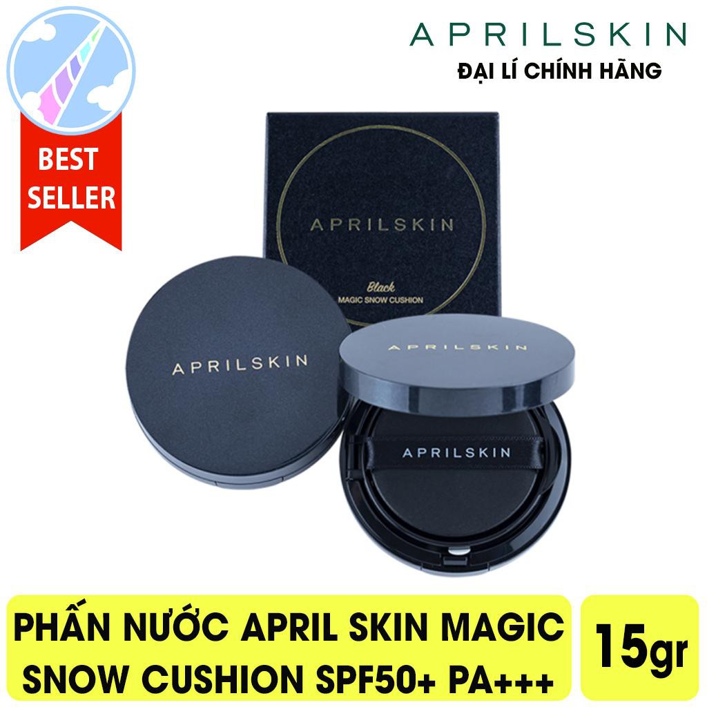 Phấn Nước April Skin Magic Snow Cushion Galaxy Triple Cover Edition SPF50+ PA+++ 15g