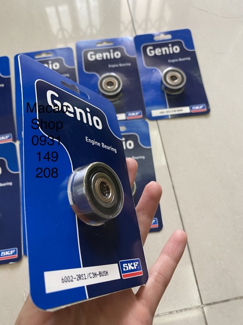 Bạc đạn zin 6002  SKF indo