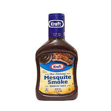 4 vị sốt ướp thịt nướng BBQ Kraff Sauce 510g Mỹ