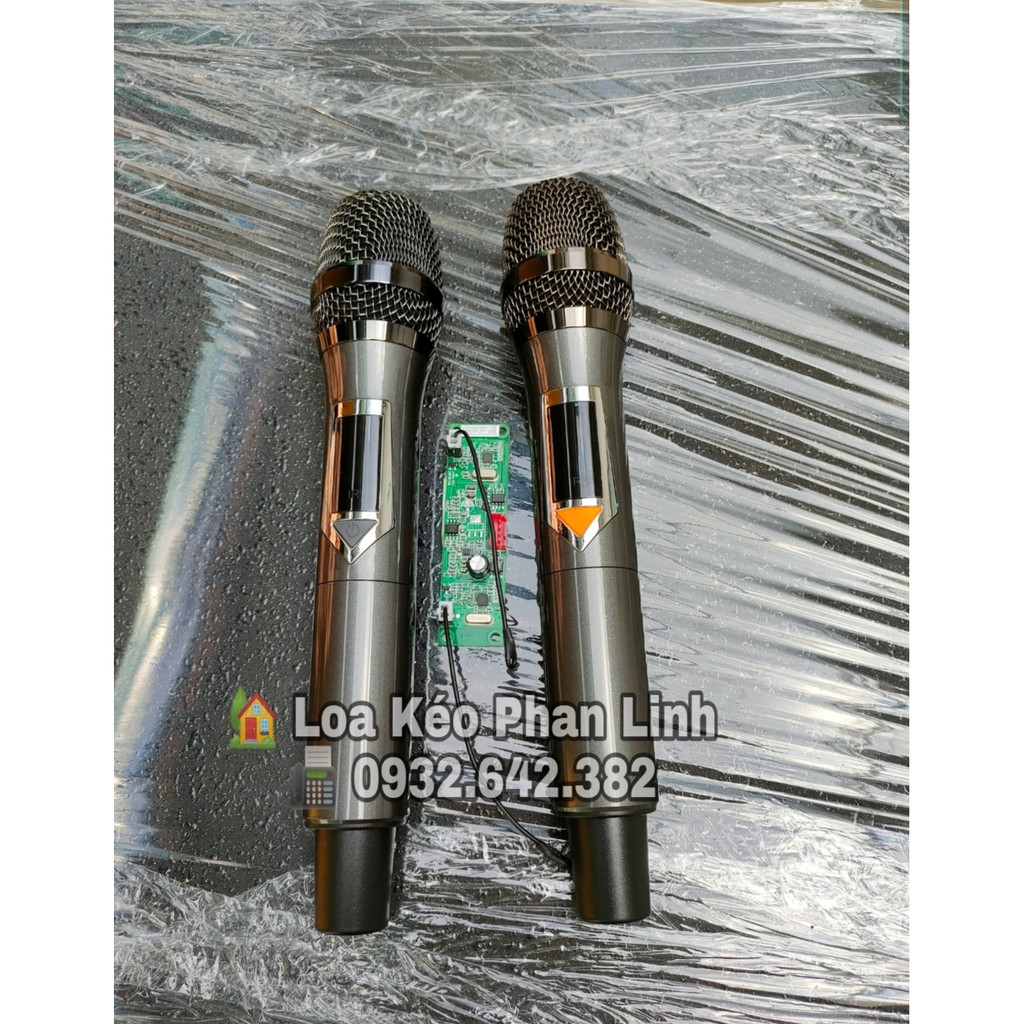 micro không dây thay thế loa kéo ,micro không dây UHF set tần số thay thế loa kéo