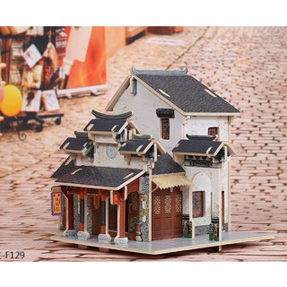 Mô hình gỗ Robotime - Chinese Silk Store F129