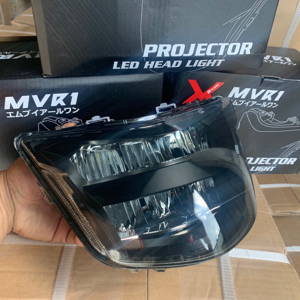 Đèn LED 2 Tầng MVR1 Cho Exciter 150 Màu Đen Khói Sport