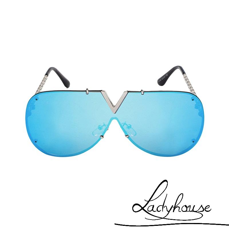 Kính Mát Hình Chữ V Chống Tia UV Bảo Vệ Mắt Dành Cho Người Lớn