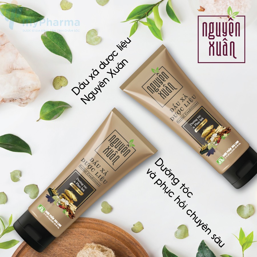 [Chính hãng]Dầu Xả Dược Liệu Nguyên Xuân- Cho mái tóc suôn mượt, bồng bềnh, chai 150ml. | BigBuy360 - bigbuy360.vn