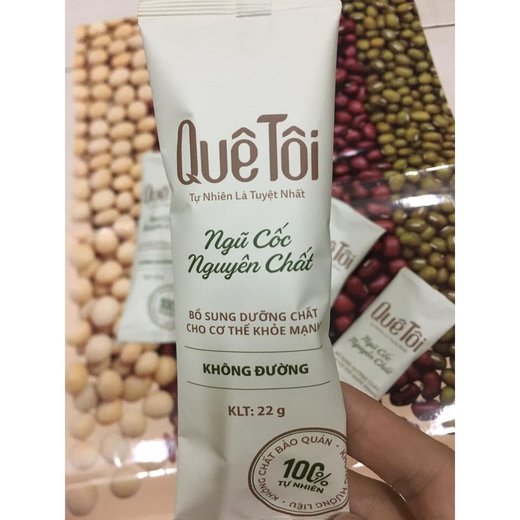 [Mẫu thử] Bột ngũ cốc Quê tôi 22gr - eatclean, giảm cân