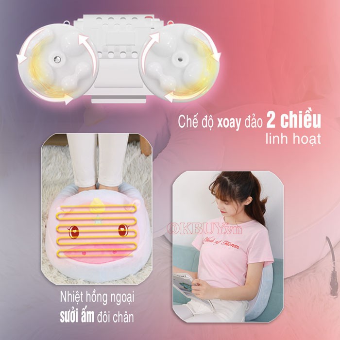 Máy massage chân hồng ngoại hình thú Cute Yijia YJ-Z9 - giá rẻ