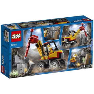 Bộ lắp ráp Máy Đục Đá - LEGO City 60185 (127 Chi Tiết)