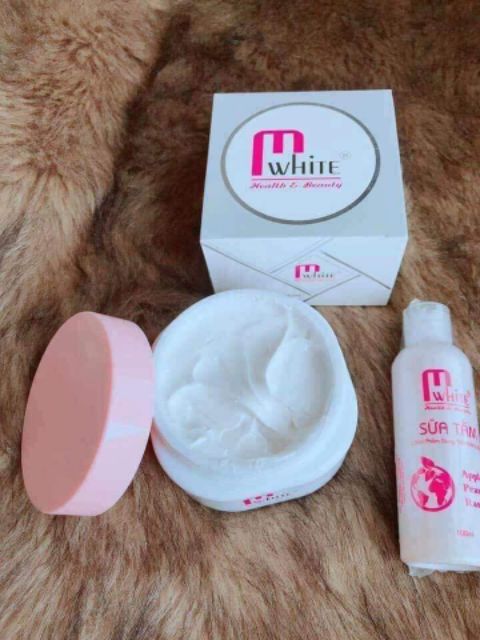 Kem body M'white tặng sữa tắm