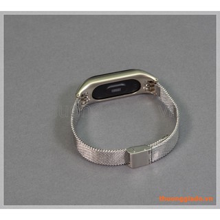 Dây đeo tay thay thế cho Mi band 3 (hợp kim, mắt lưới siêu nhỏ)
