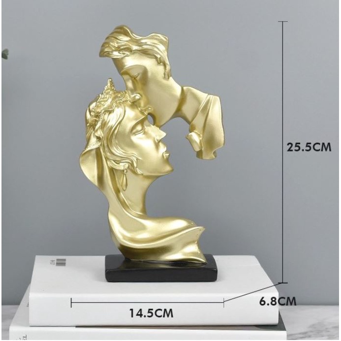 Tượng decor tình nhân IR phong cách bắc âu kích thước 25cm.