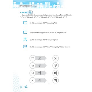 Tập Viết Tiếng Hàn Hiện Đại