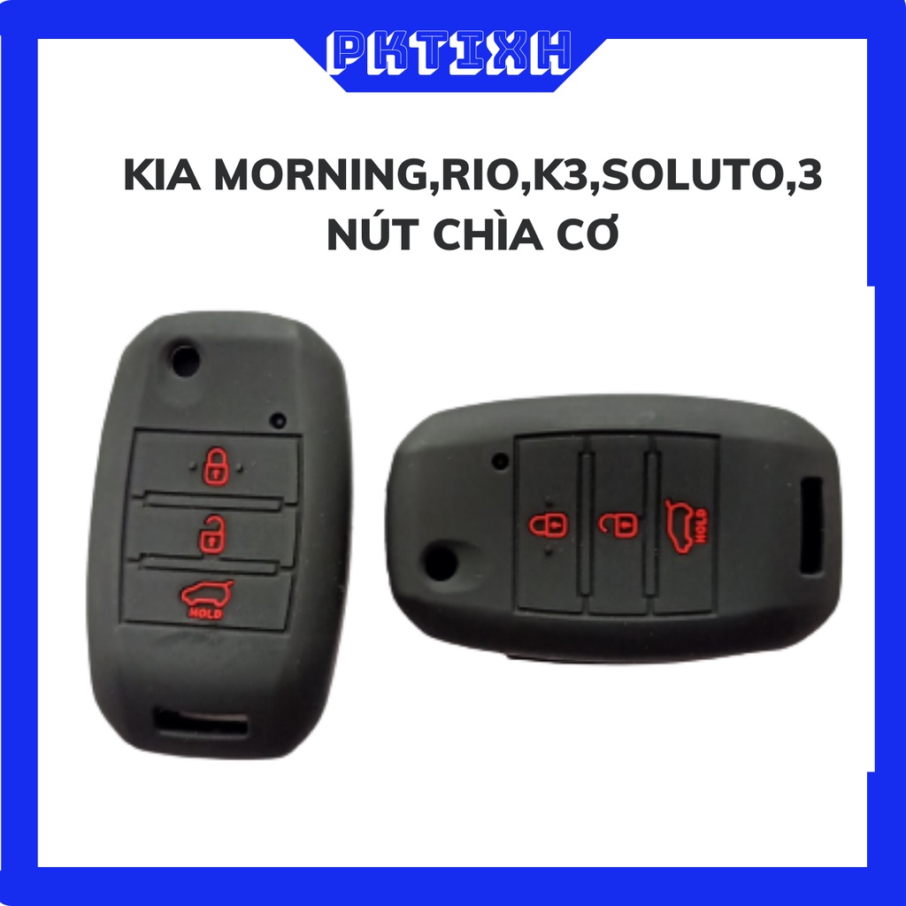 Bọc chìa khóa KIA MORNING silicon bảo vệ chìa chống va đập