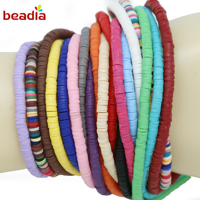 Hạt Đất Sét Beadia Bằng Polymer 40cm Nhiều Màu Sắc Dùng Làm Trang Sức DIY
