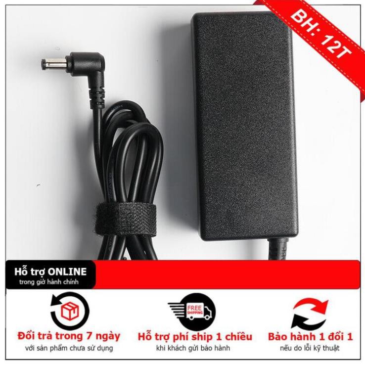 Sạc Laptop Asus X44h , K43e , K42 , K53e , X401A X45 K55 kích thước chân sạc thường to 5.5mm*2.5mm