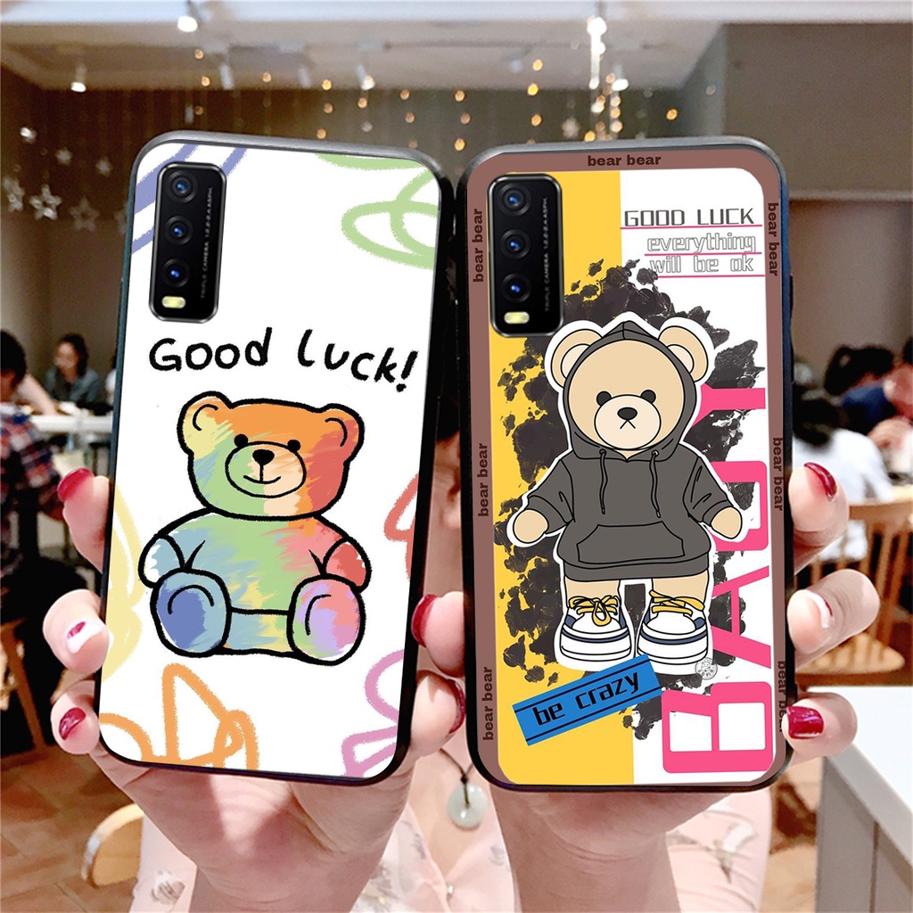 Ốp Vivo Y12S / Y20 / Y20S / V20 / Y51 2020 gấu cực đẹp cute / nhiều mẫu gấu phá cách