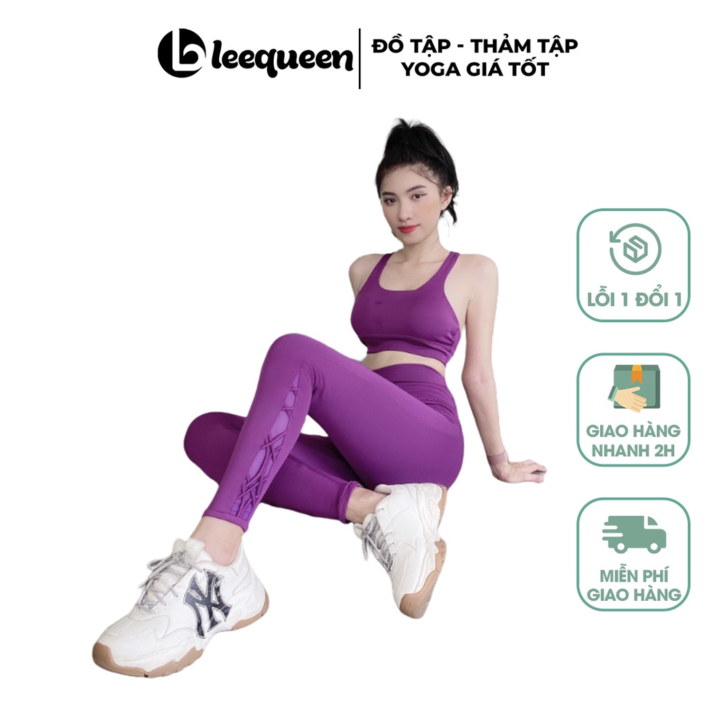Đồ tập Yoga, tập Gym, tập thể thao, hãng LeeQueen đan dây chân
