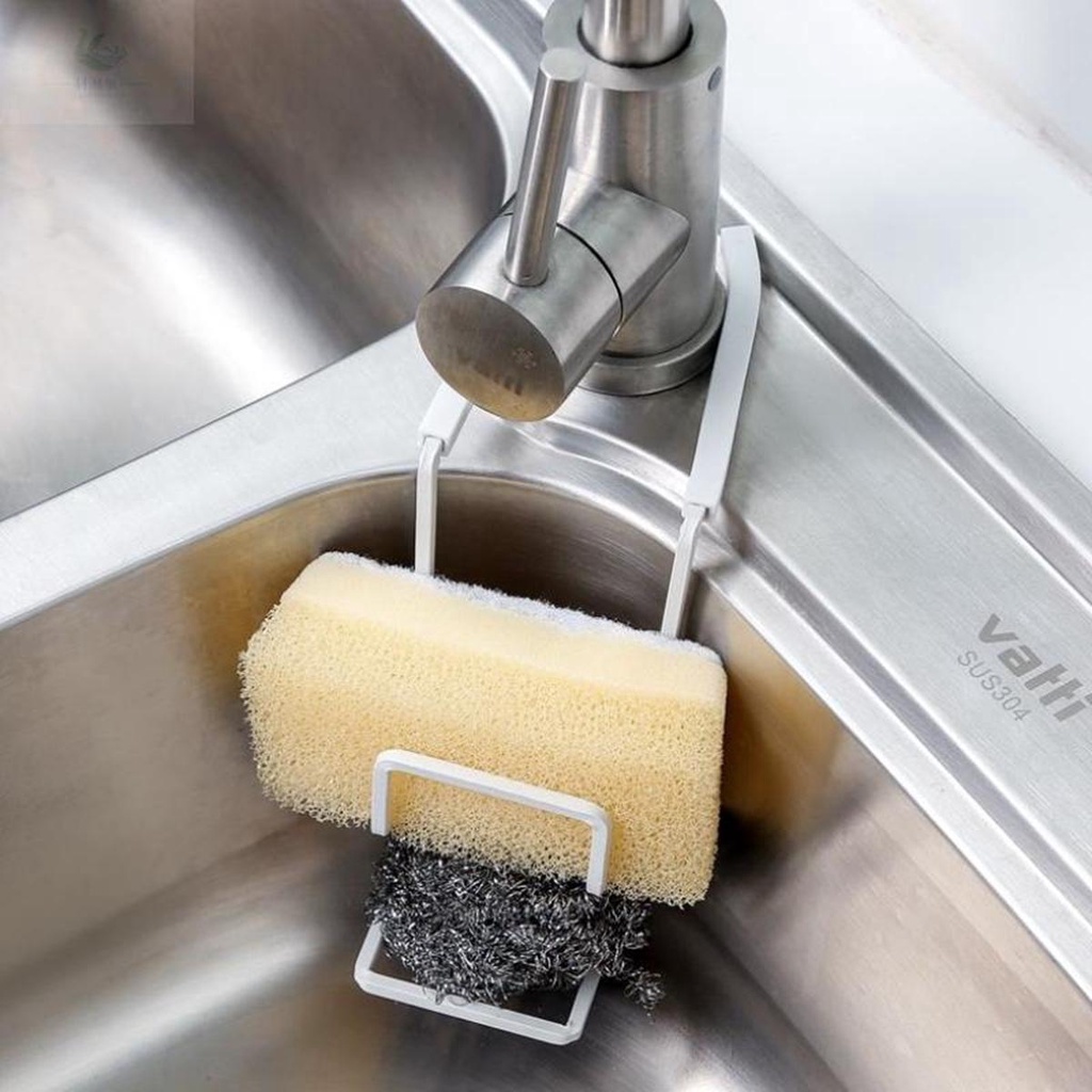 Giá Đỡ Bọt Biển Rửa Chén Bằng Kim Loại Tiện Dụng Cho Nhà Bếp