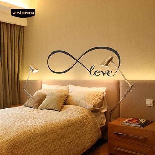 Miếng Dán Trang Trí Tường Chữ Love Loop