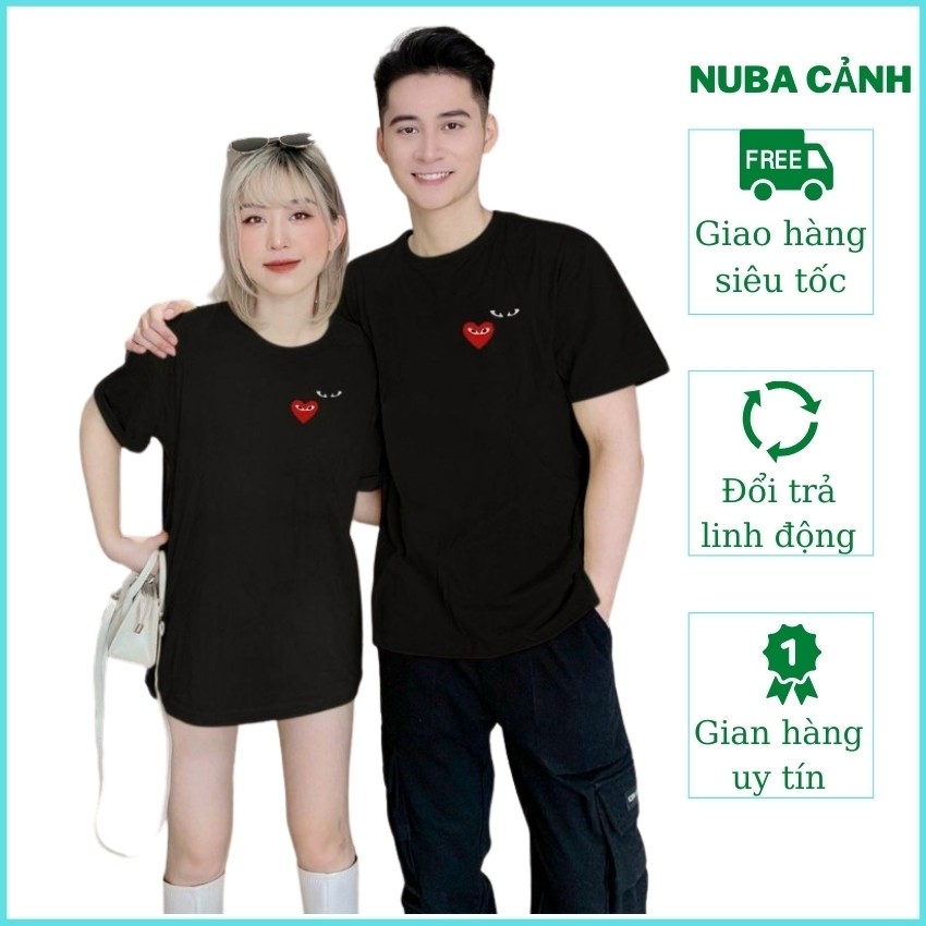 Áo thun trơn cặp đôi nam nữ chất vải cotton,áo phông thoáng mát,taka 16