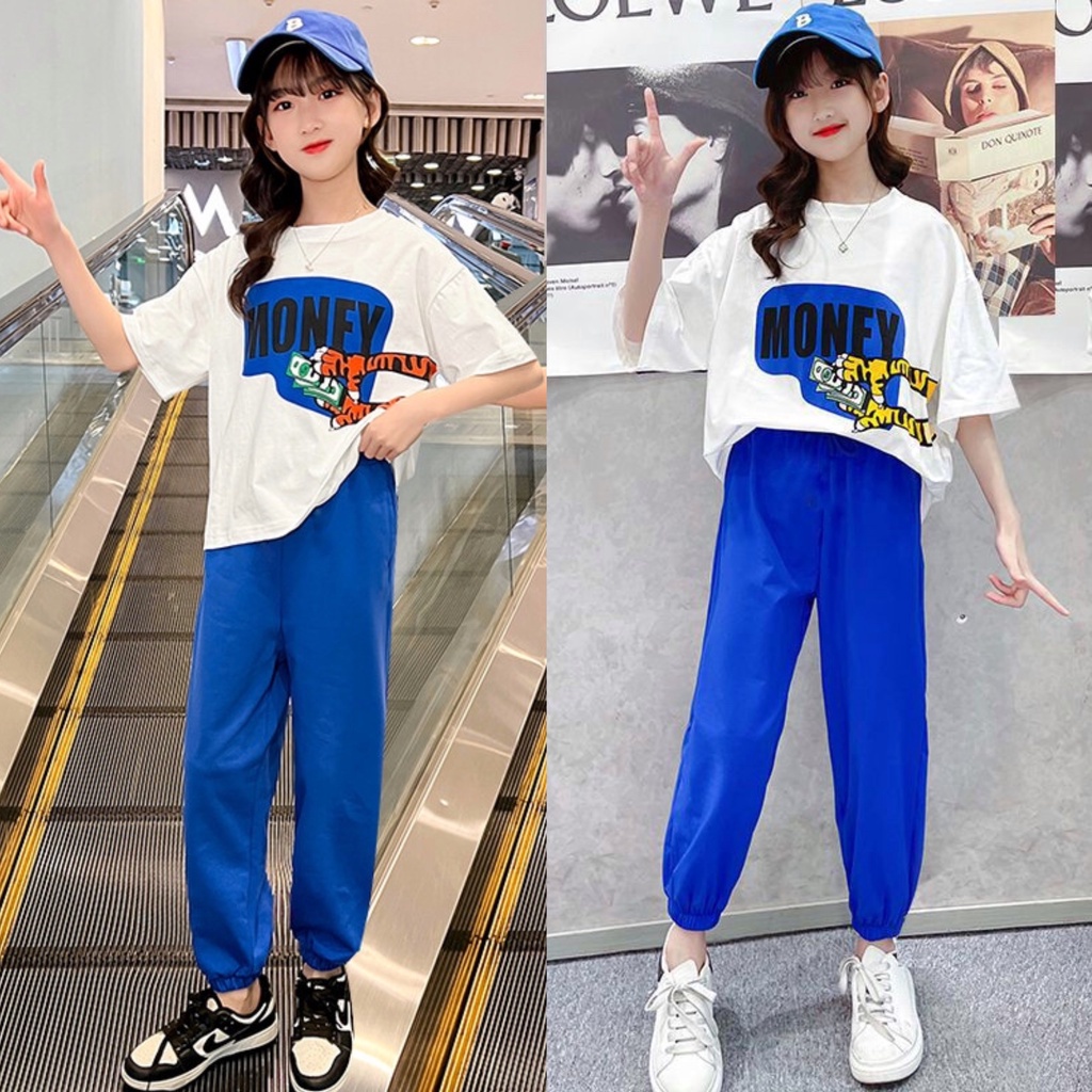 Set đồ bộ quần áo &quot;MIONII&quot; 14-45kg cho bé gái 4-14 tuổi. Thiết kế đẹp, năng động. G25