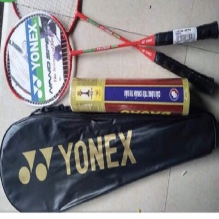 [ Bộ vợt+10 quả cầu ] Bộ vợt cầu lông Yonex tặng kèm 10 quả cầu lông ba sao