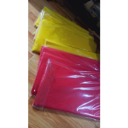 Giấy lụa đỏ vàng xấp 35 tờ