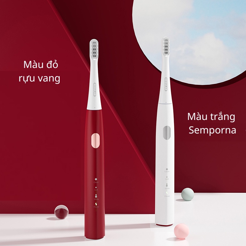 Bàn Chải Điện Xiaomi DR. BEI GY1 làm sạch làm trắng răng rung sonic 3 chế độ