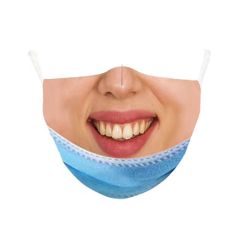 Khẩu trang hình chú hề ngộ nghĩnh có dây đeo tiện dụng