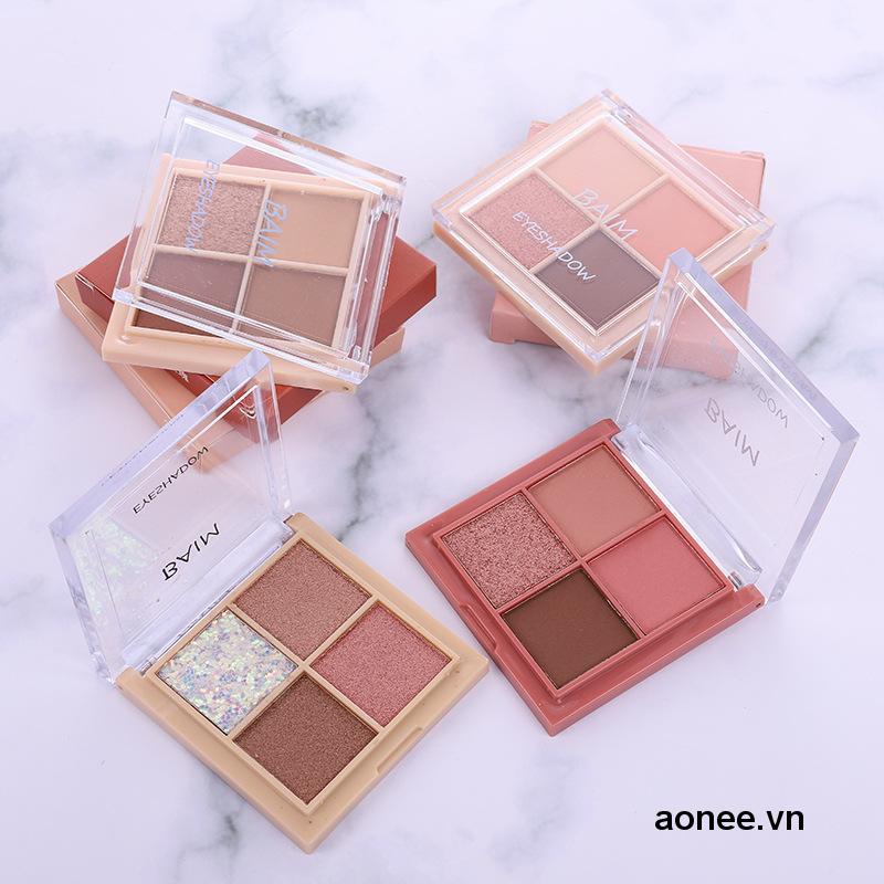 ✨✨Bảng Phấn Mắt Dikalu 4 Màu Dễ Lên Màu Lâu Trôi Trang Điểm Làm Đẹp