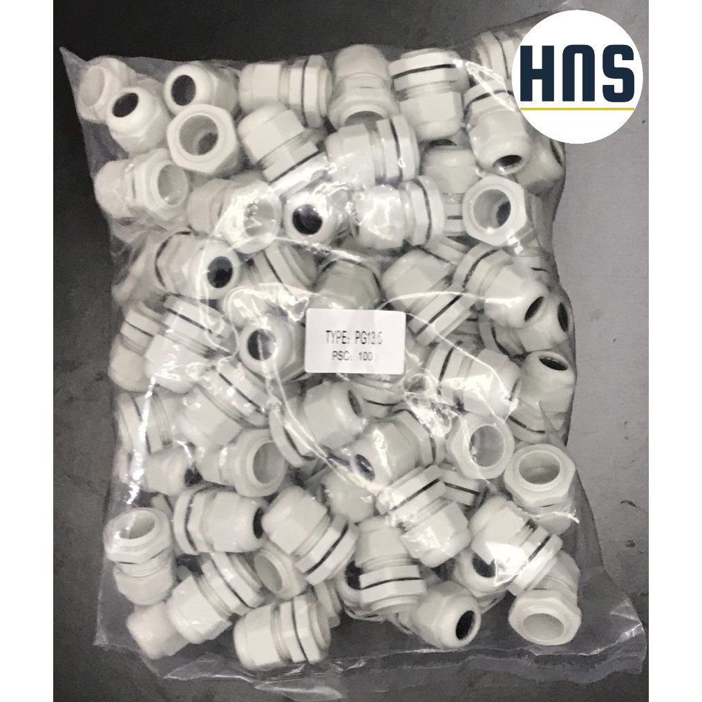 5 cái ốc siết cáp nhựa PG13.5, PG16, PG21