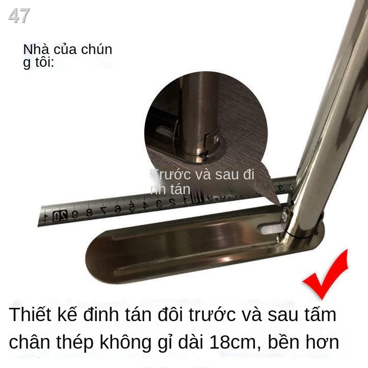 Thép không gỉ Tee Tầng Mosquito Mesh Rack Square Home Giường 1.5m1.8m