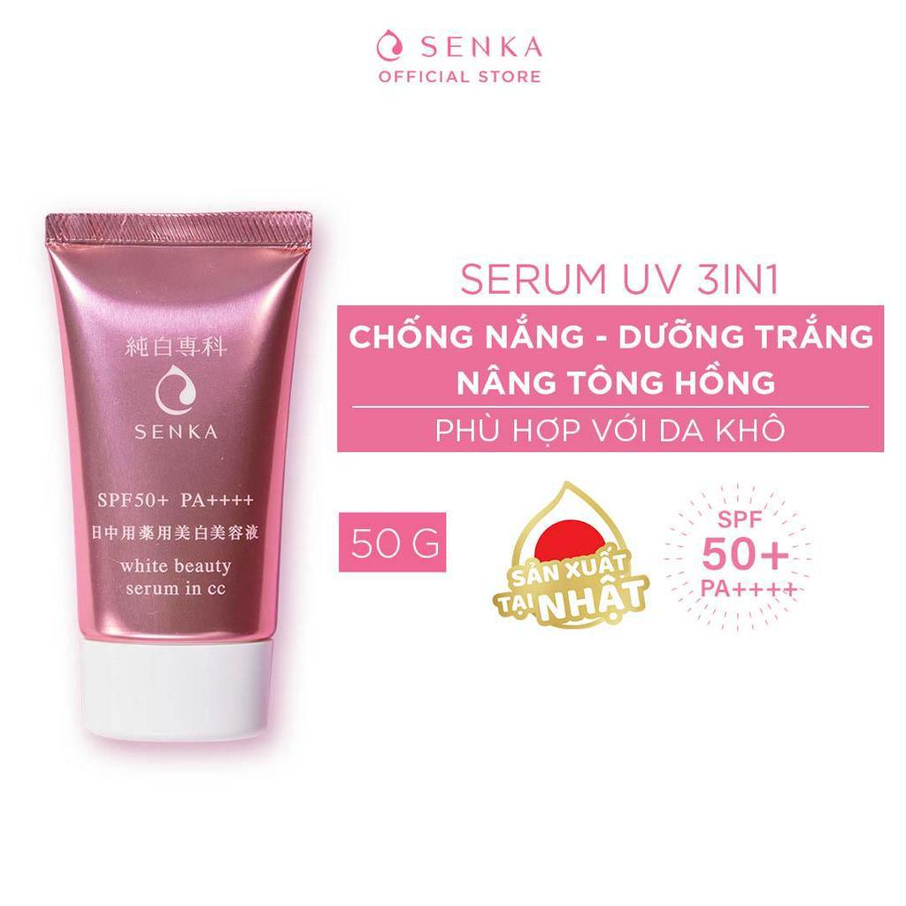 Chống nắng serum 3 trong 1 Senka White Beauty CC 40g