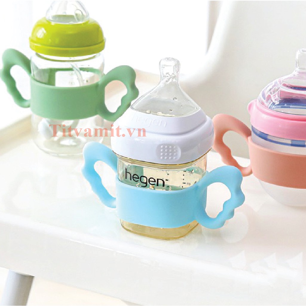 Tay Cầm Bình Sữa Avent, Moyuum Sillicon, Phù Hợp Với Tất Cả Bình Cổ Rộng