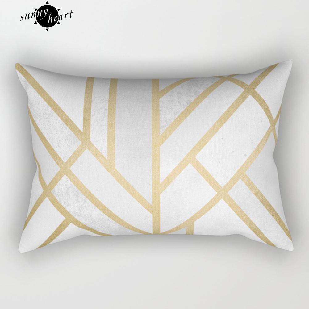 Bao Gối In Mẫu Hình Thoi Dùng Cho Phòng Ngủ Ghế Sofa