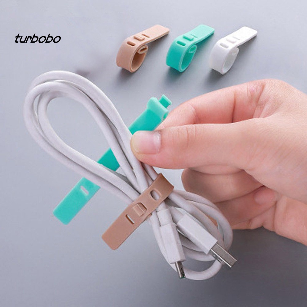 Set 4 Dụng Cụ Giữ Dây Cáp Bằng Silicone Tiện Dụng