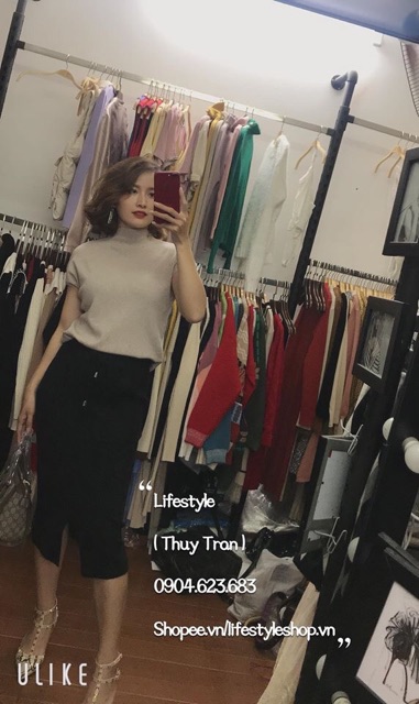 Áo len cổ leo tay hến | BigBuy360 - bigbuy360.vn